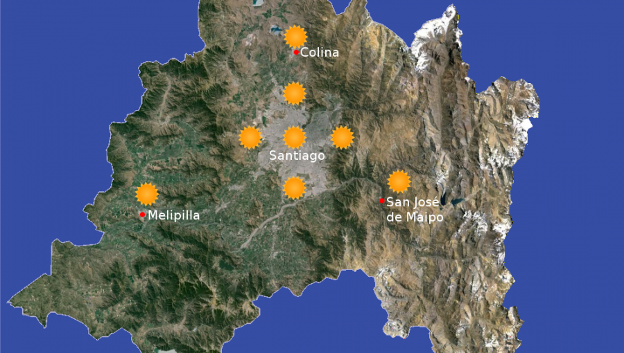 Ola de calor en Santiago promediará temperaturas sobre los 33° esta semana