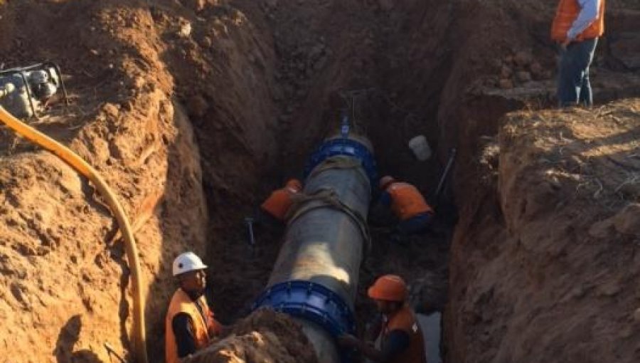 Rotura de matriz dejó a más de 40 mil personas sin suministro de agua en La Serena y Coquimbo