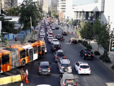 Cortes de tránsito en Providencia por obras de mitigación del Costanera Center