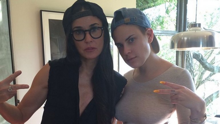 Demi Moore luce muy distinta en la actualidad