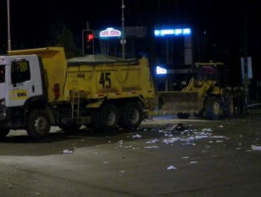 Trabajadores que construyen Línea 3 del Metro protestaron y cortaron el tránsito la mañana de este jueves