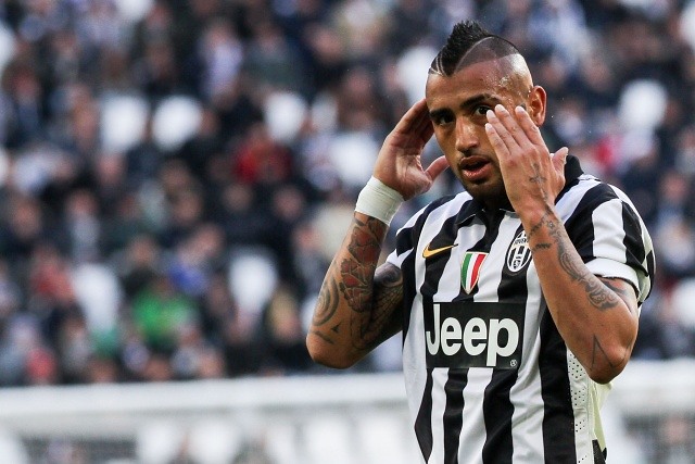 DT de Juventus afirma que Vidal "está recuperado" y sería titular ante AC Milán