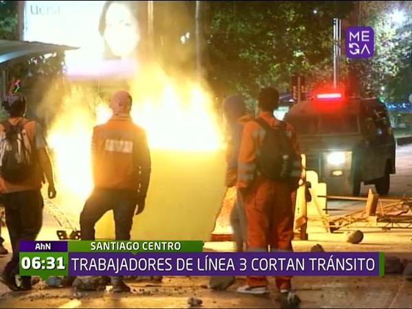 Trabajadores de la Línea 3 del Metro volvieron a protestar por mejoras salariales