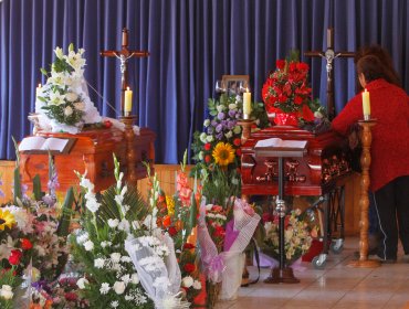 Este sábado se realizaron los funerales de pareja de abuelos asesinados en Loncura