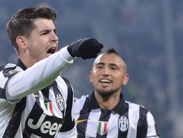 Juventus con Vidal derrotó a Milán y se consolida en la cima de Italia