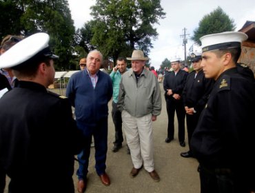 Diputados opositores lideran protesta contra Bachelet en Caburgua