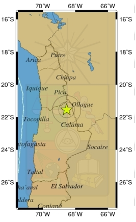 Sismo de 4.4 grados sacude al norte de Chile