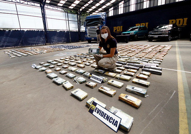 PDI metropolitana desbarató banda de traficantes internacionales de marihuana