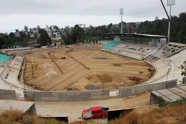 Municipalidad de Viña del Mar anuncia que comenzó a germinar el nuevo pasto en Sausalito