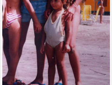 Foto: Así lucia la guapa Sabrina Sosa en su infancia