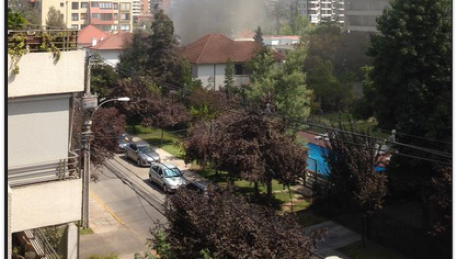 Incendio afecta a un hogar de adultos mayores en Providencia