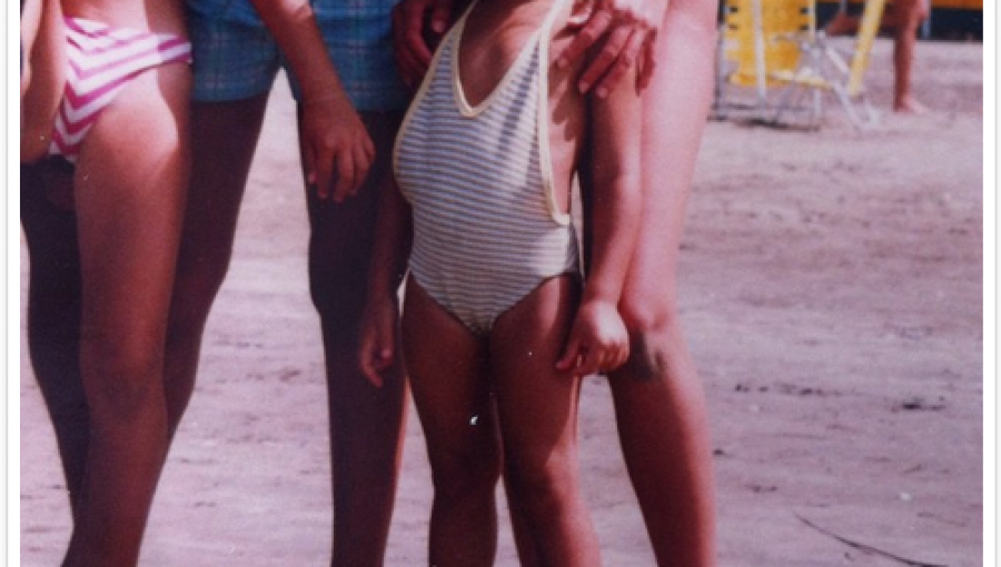 Foto: Así lucia la guapa Sabrina Sosa en su infancia