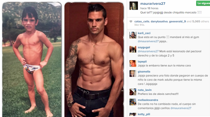 Maura Rivera publicó foto de Mark González cuando niño