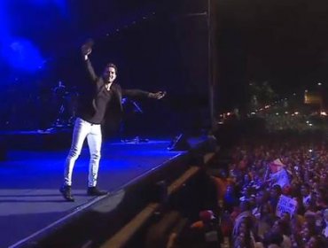 David Bisbal hizo suspirar al público femenino en el Festival de Talca