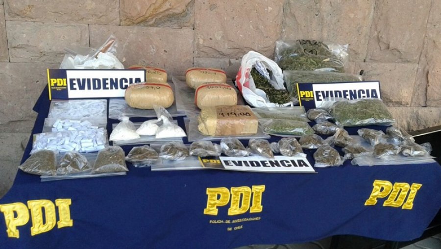 Calle Larga: PDI detiene a dos sujetos por tráfico de drogas