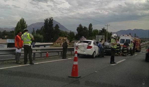 Una persona falleció tras accidente en la salida sur de Santiago