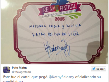 Katherine Salosny inscribió su candidatura a Reina de Viña