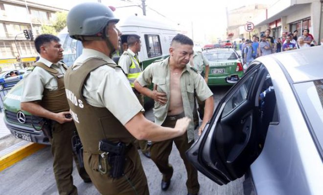 En libertad quedaron los colombianos detenidos por agredir a carabineros en un departamento de Independencia