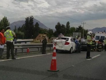 Una persona falleció tras accidente en la salida sur de Santiago