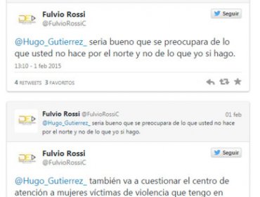 La dura pelea en Twitter entre Fulvio Rossi y Hugo Gutiérrez