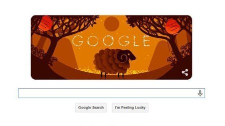 Una cabra protagoniza el Doodle de Google ante la llegada del año nuevo Chino