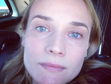 Actriz Diane Kruger impacta por su rostro de porcelana sin maquillaje
