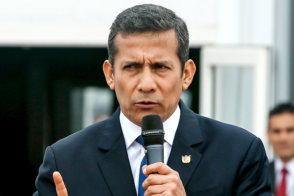 Presidente Humala emplaza a gobierno de Chile por presunto espionaje