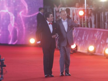 Mira el beso de Italo Passalacqua y su pareja en la Gala del Festival de Viña