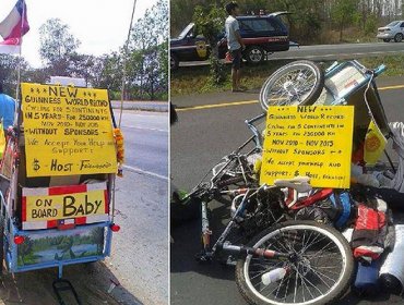 Chileno que daba la vuelta al mundo en bicicleta muere en Tailandia