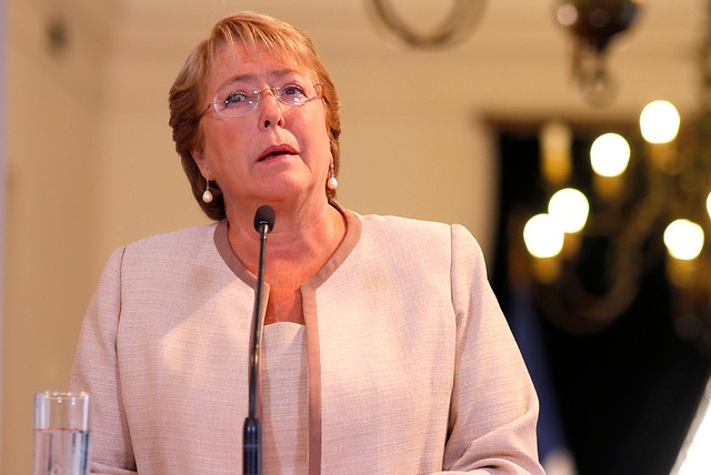 Michelle Bachelet: "Como madre y Presidenta han sido momentos dolorosos"