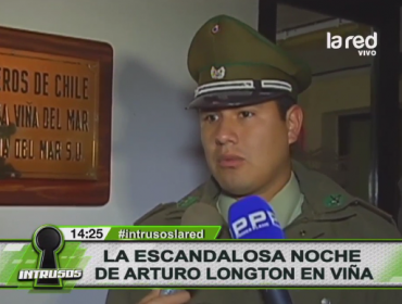 Arturo Longton es detenido por carabineros en alocada noche viñamarina