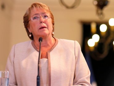 Michelle Bachelet: "Como madre y Presidenta han sido momentos dolorosos"