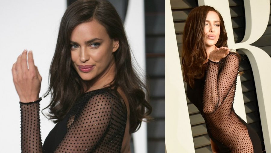 Irina Shayk y el osado vestido que usó en una fiesta durante los Oscar