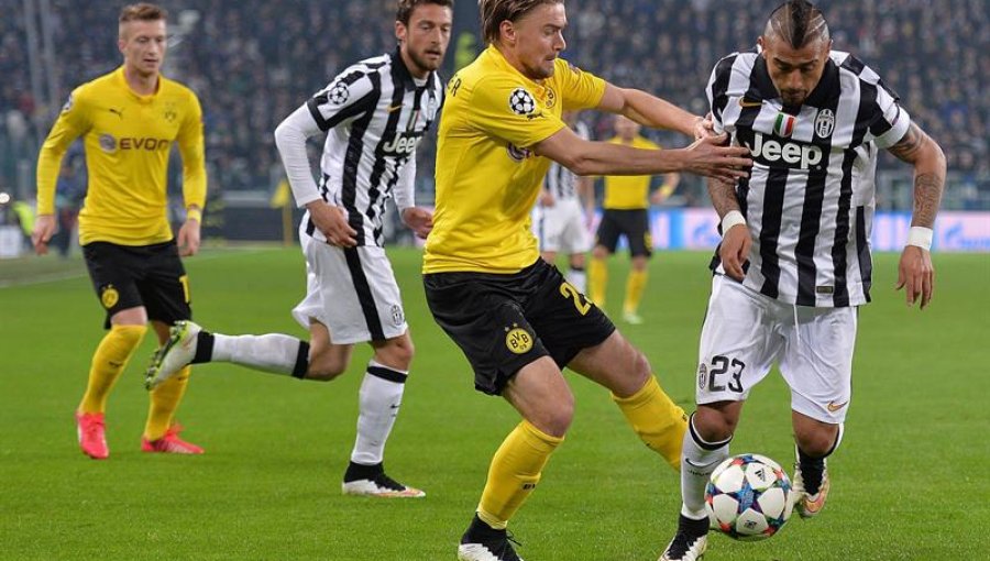 Juventus da el primer golpe en casa tras vencer al Dortmund con Vidal en cancha