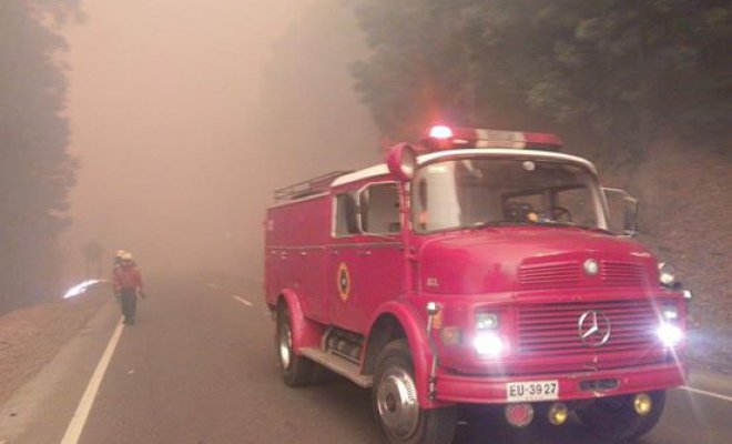 Bomberos de La Araucanía lamentan ataques que afectan al combate de incendios