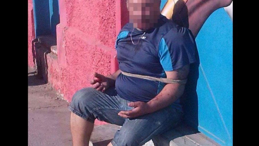 Amarran y linchan a hombre que habría abusado de niña de 8 años en Iquique