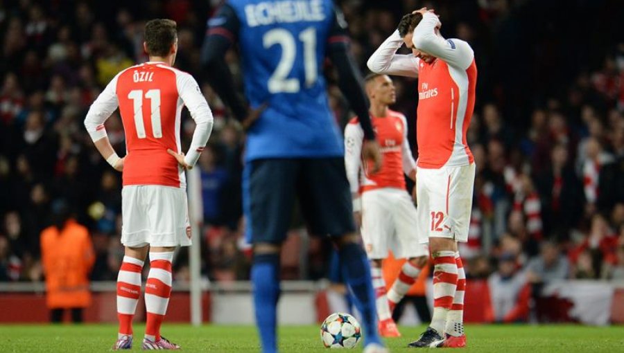 Un pálido Arsenal cae de local por 3 a 1 ante un sorpresivo Mónaco