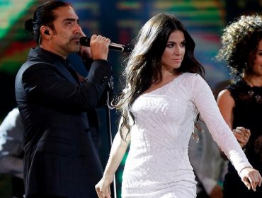 Corista de Alejandro Fernández se robó toda la atención durante su show en Viña del Mar