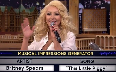 Video: Mira la perfecta imitación de Christina Aguilera a Britney Spears
