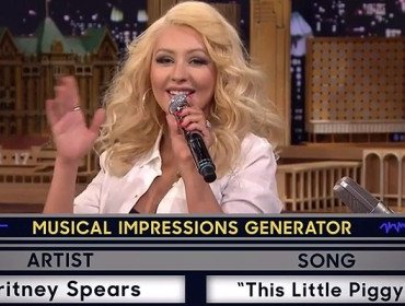 Video: Mira la perfecta imitación de Christina Aguilera a Britney Spears