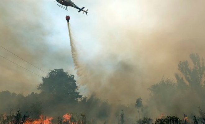 Conaf en alerta por temperaturas que afectarían en la iniciación de nuevos focos de incendio