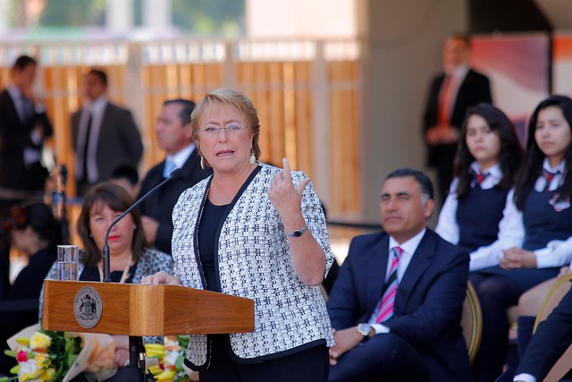 Bachelet reiteró el propósito del Gobierno de mejorar la Educación en Chile en inauguración oficial del año escolar