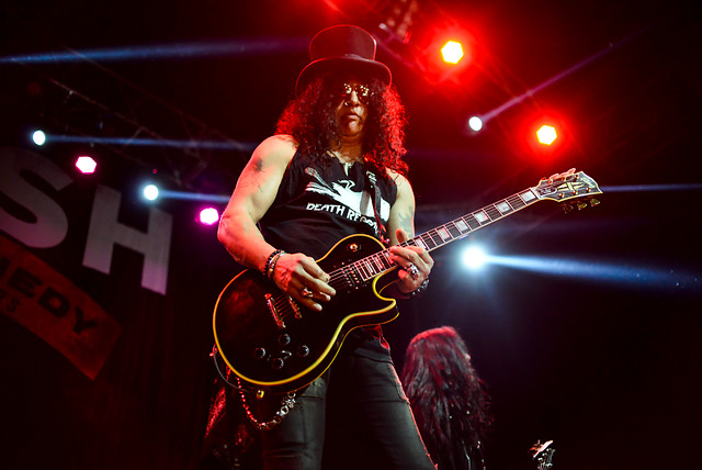Así se vio el show de Slash en Chile