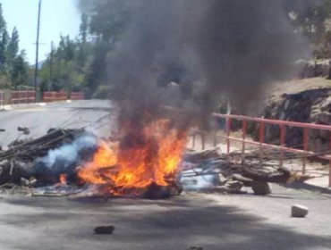 Caimanes: Enfrentamientos con Carabineros por conflicto con Los Pelambres