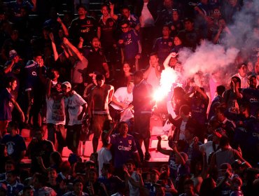 Identificaron a hincha de la “U” que encendió bengalas ante Audax