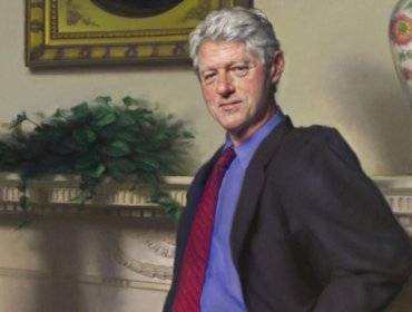 Retrato oficial de Bill Clinton tenía la sombra de Mónica Lewinsky