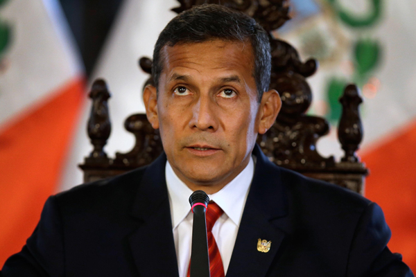 Humala señaló que su Gobierno defiende los intereses de su país "con patriotismo y pulcritud"