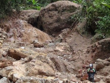 Alud deja un muerto, un desaparecido y seis heridos en la selva peruana