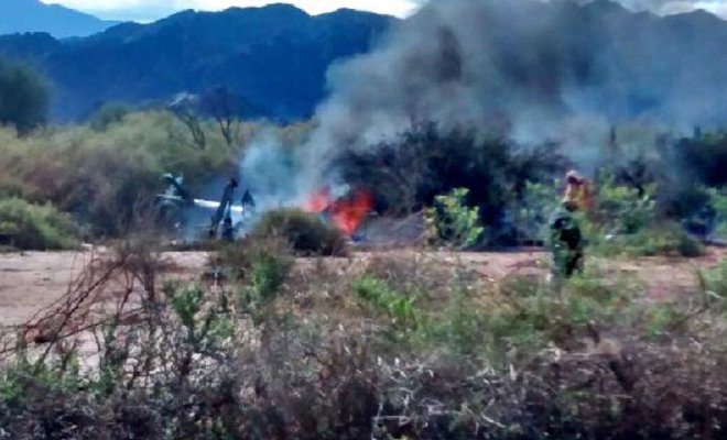 Diez muertos al chocar dos helicópteros en noroeste de Argentina