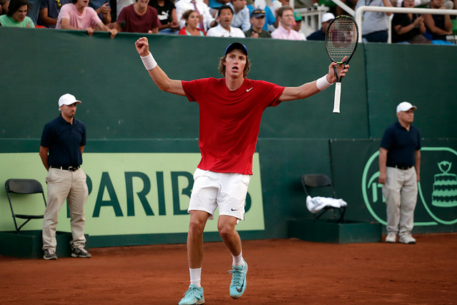 Jarry fue el único integrante de la Davis en avanzar en el Challenger de Santiago